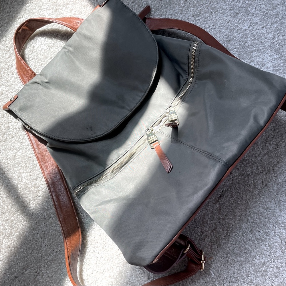 Steve Madden olive green backpack